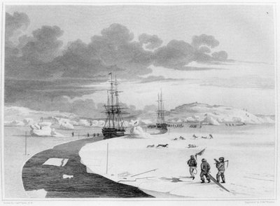 Einschneiden in Winter Island, Oktober 1821, aus 